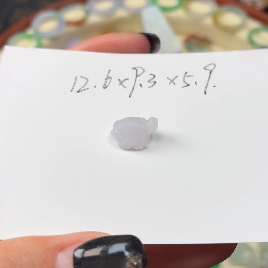 定制翡翠未镶嵌小乌龟