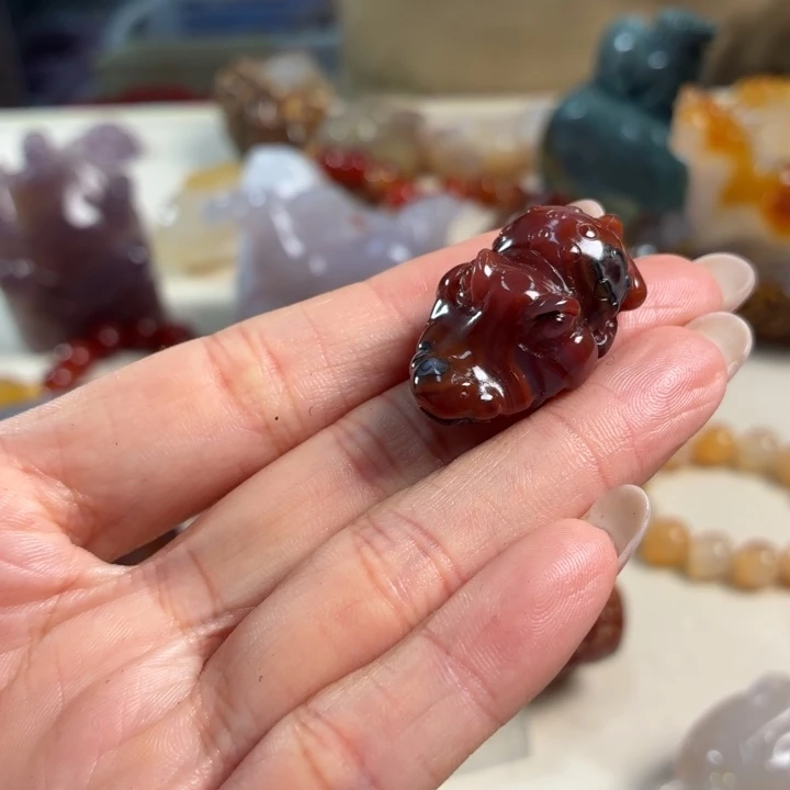 玛瑙/玉髓未镶嵌吊坠(不含链)