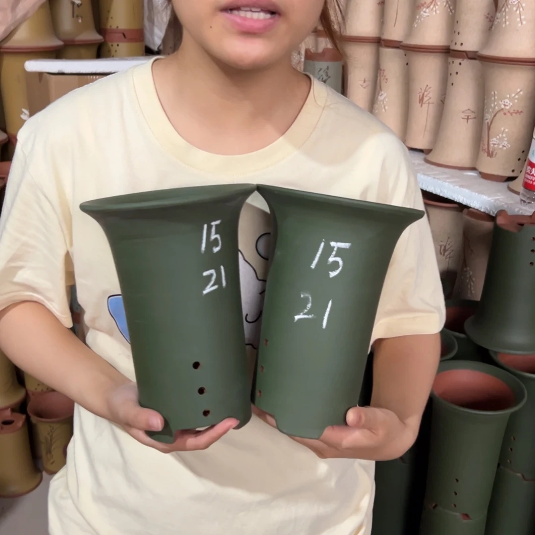 宜兴川阁紫砂花盆