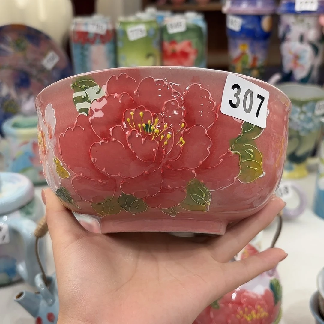 爱***景德镇手绘高温釉下彩陶瓷茶具