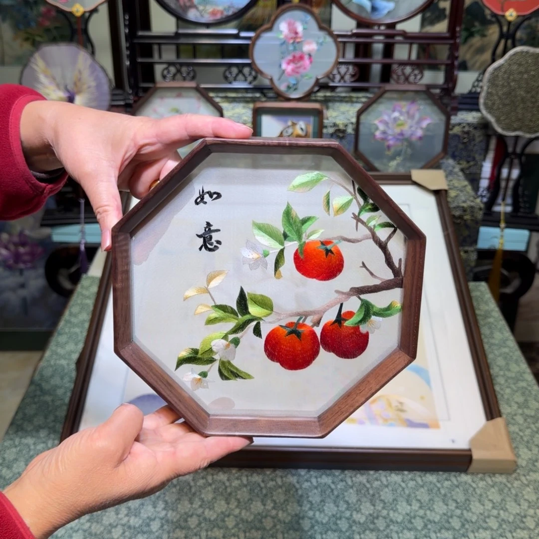 刺绣手工苏绣工艺制作技艺精湛