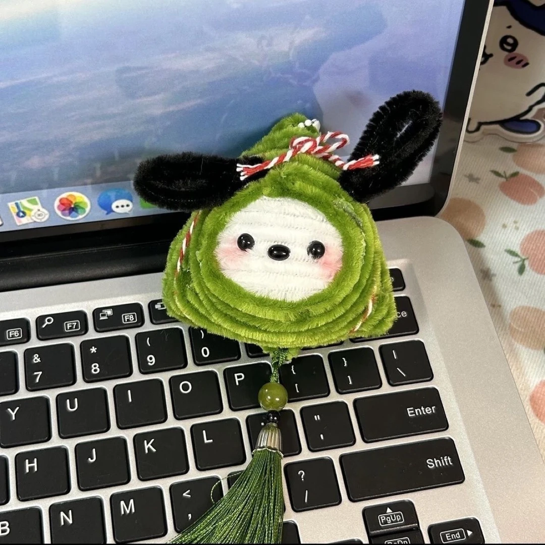 【佳宝】扭扭棒粽子帕恰狗手工diy材料包挂件端午节送朋友礼物