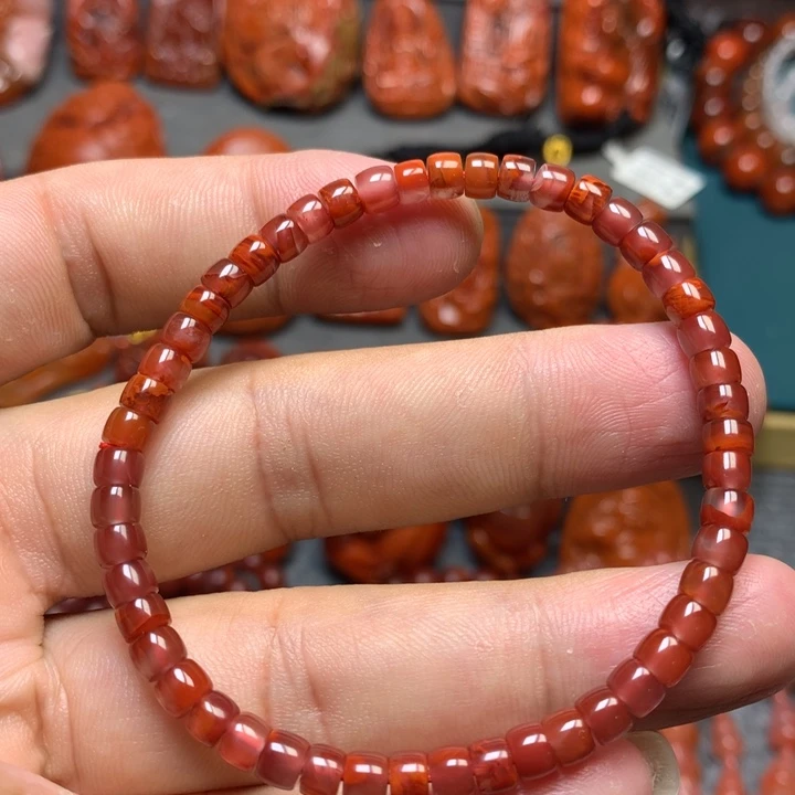 未镶嵌手串南红玛瑙4.9m m