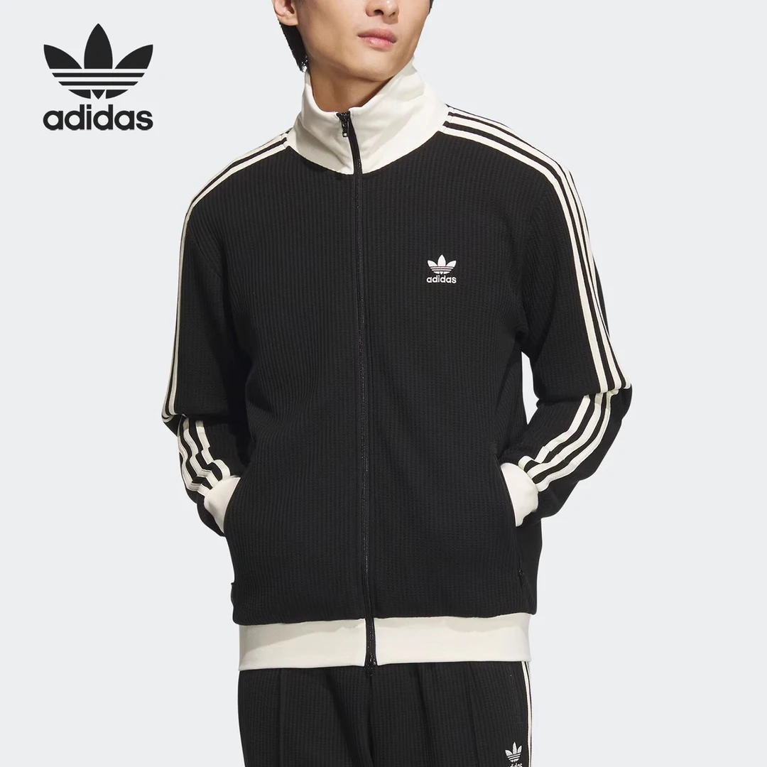 adidas/阿迪达斯正品三叶草男女同款运动经典立领外套休闲时尚