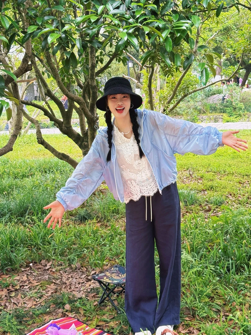 9019夏季连帽云感薄款防晒外套