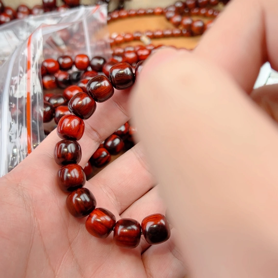 手串/手链小叶紫檀12火焰纹琴料