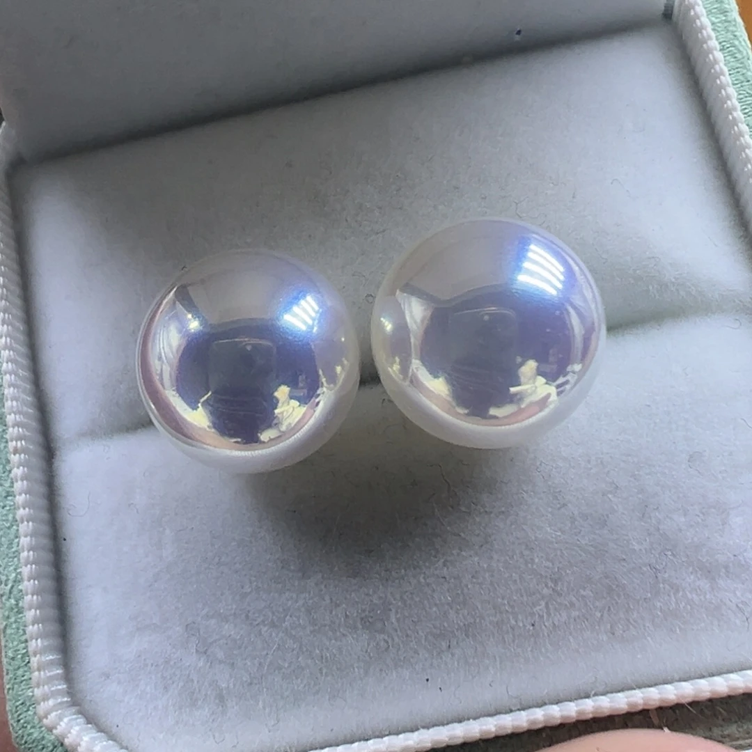 耳饰淡水珍珠银S925镶嵌