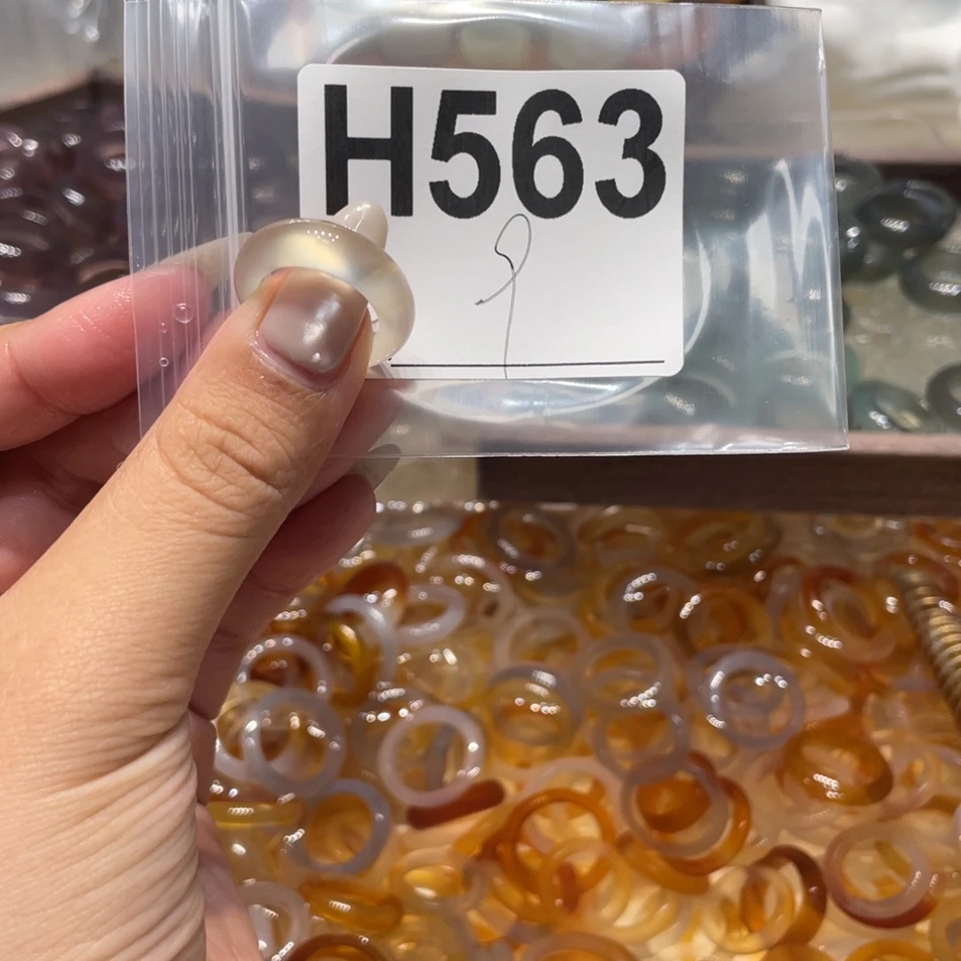 玛瑙/玉髓未镶嵌戒指563
