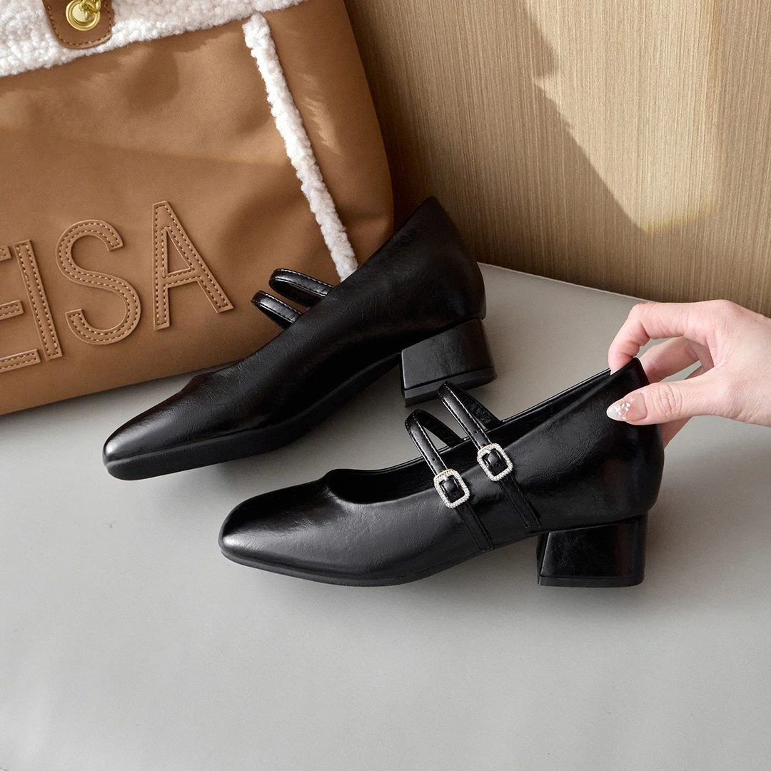 【开心】6CM内增高2025春季新款时尚百搭小个子通勤时尚百搭单鞋