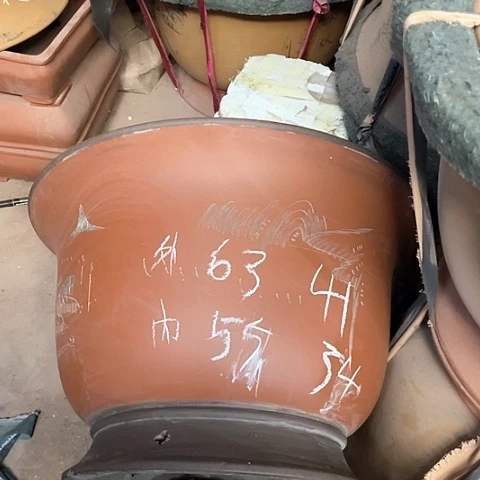 紫砂花盆大金钟盆一个