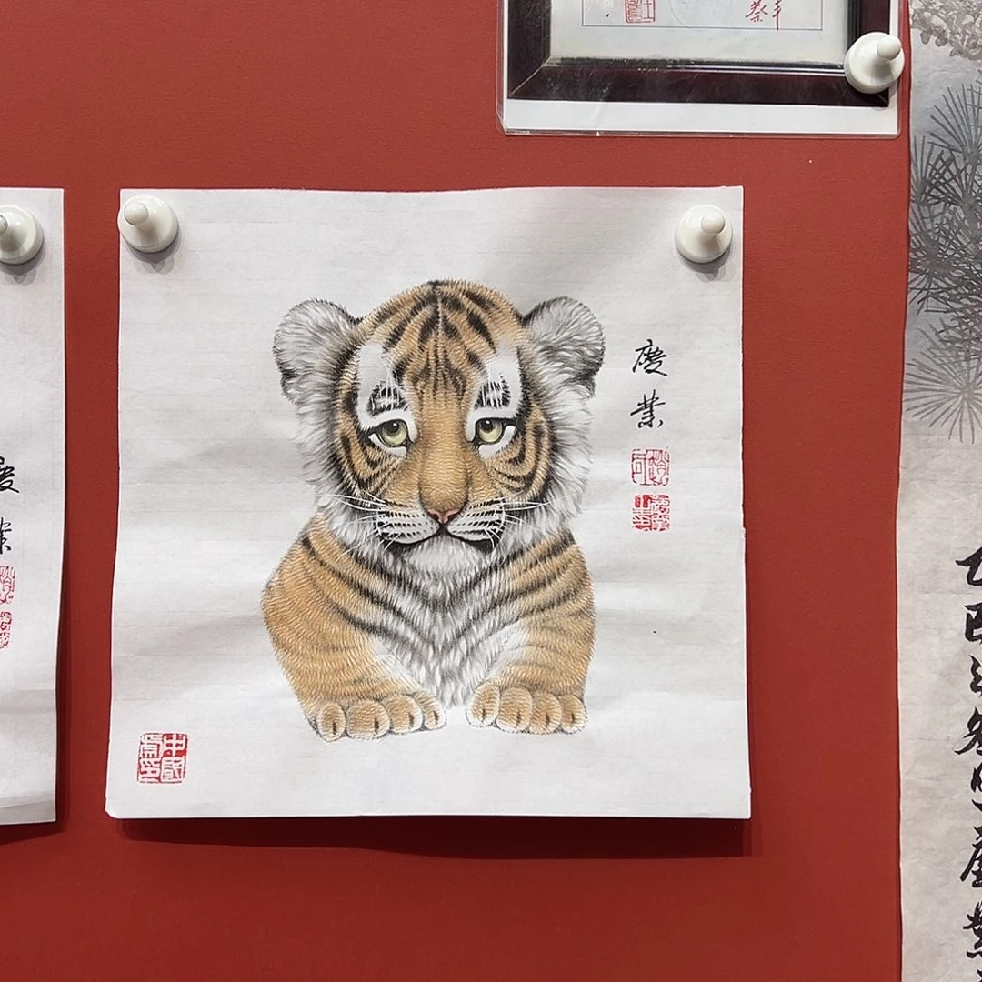 国画赵庆业老师国画作品月