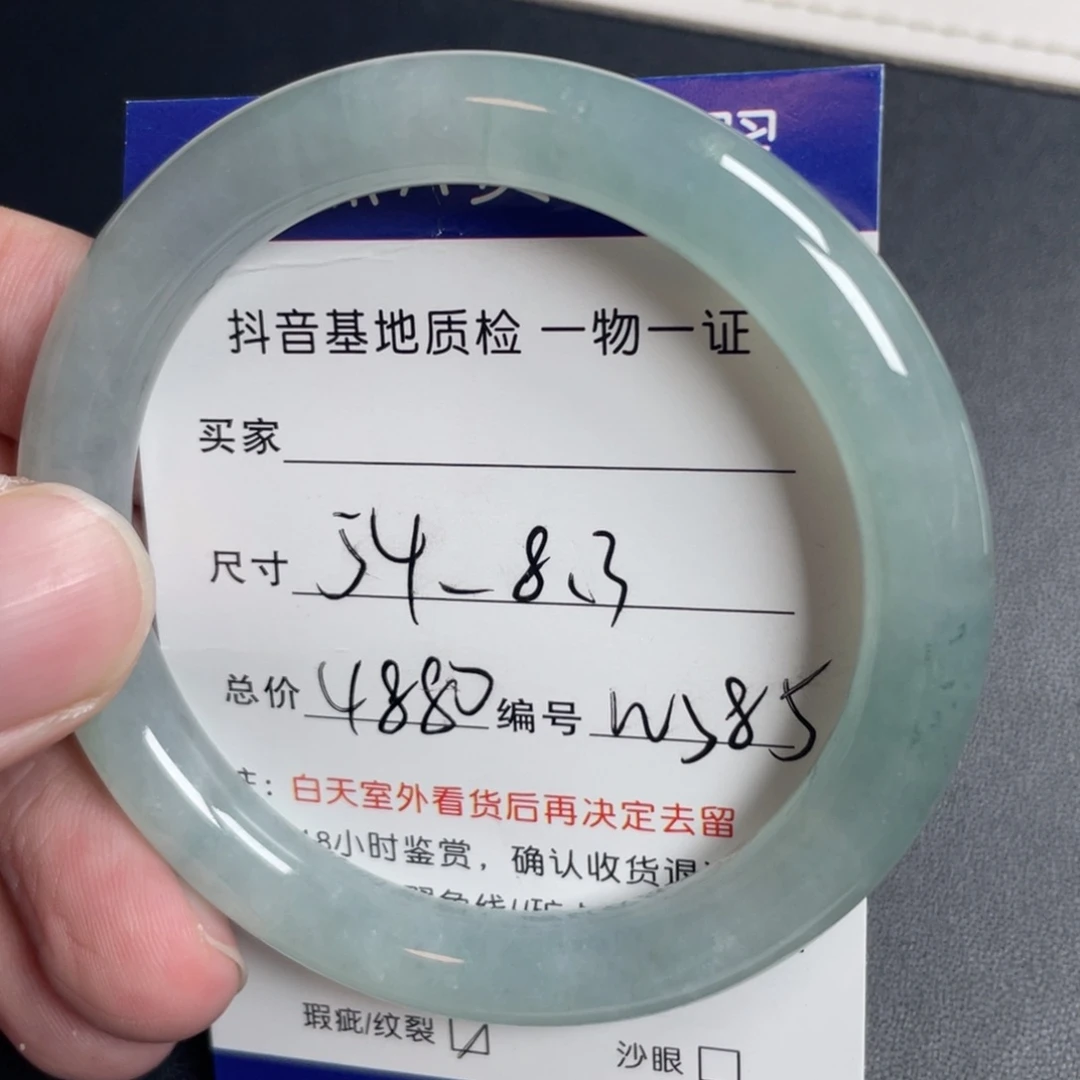 翡翠未镶嵌手镯翡翠