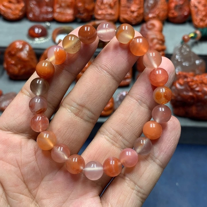 手串未镶嵌南红玛瑙8mm+