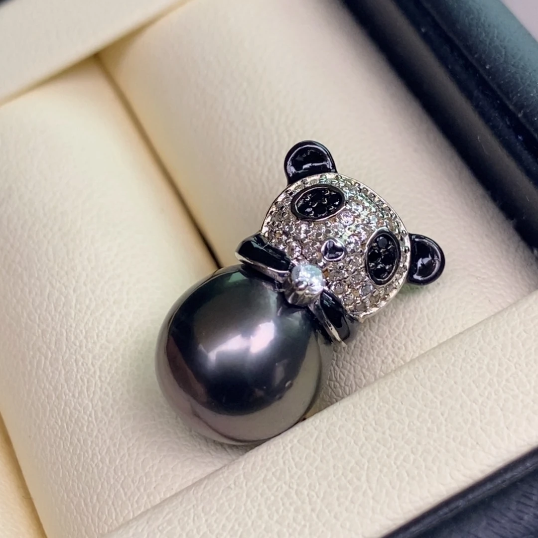 颈饰银S925镶嵌海水珍珠