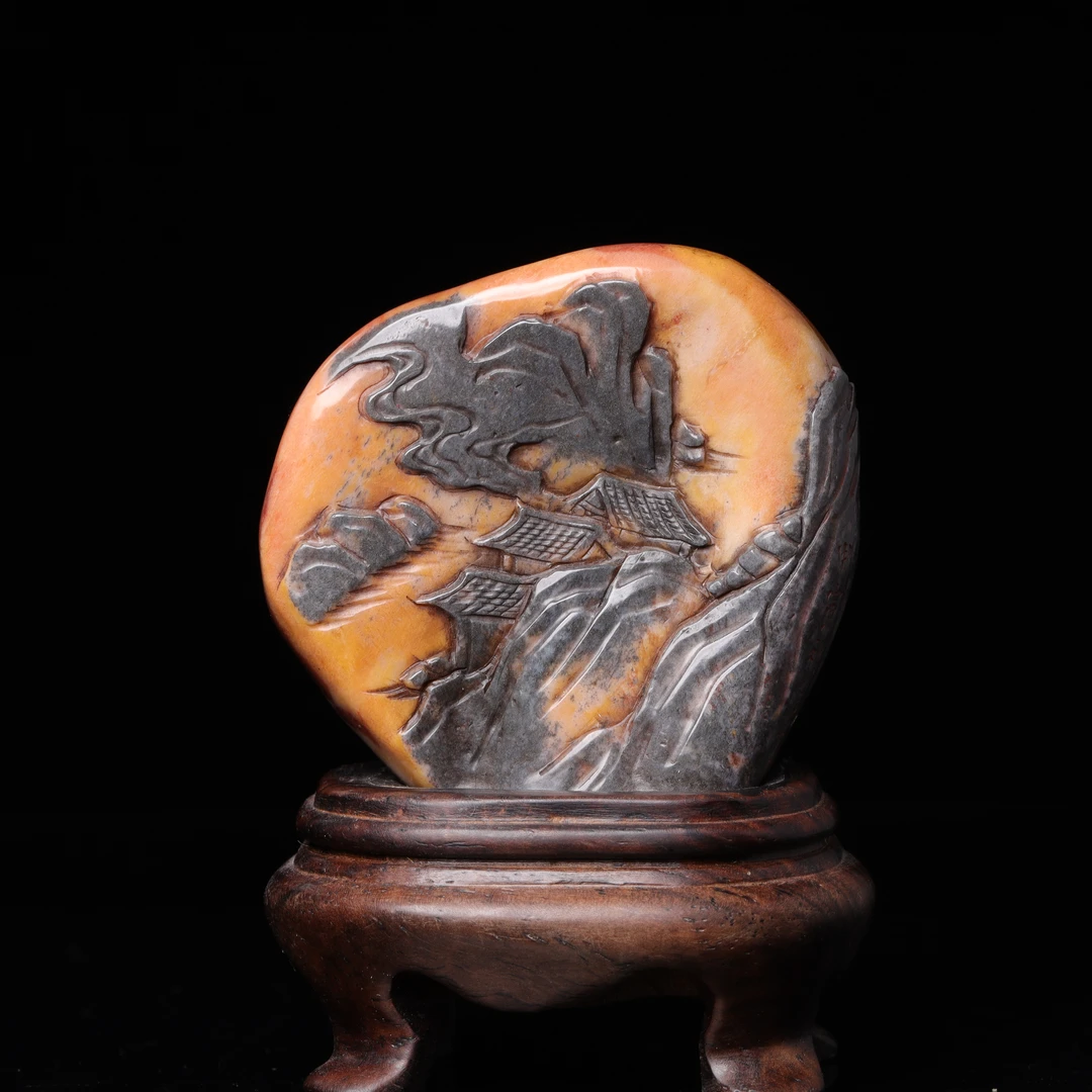 清代寿山石文房摆件-CS