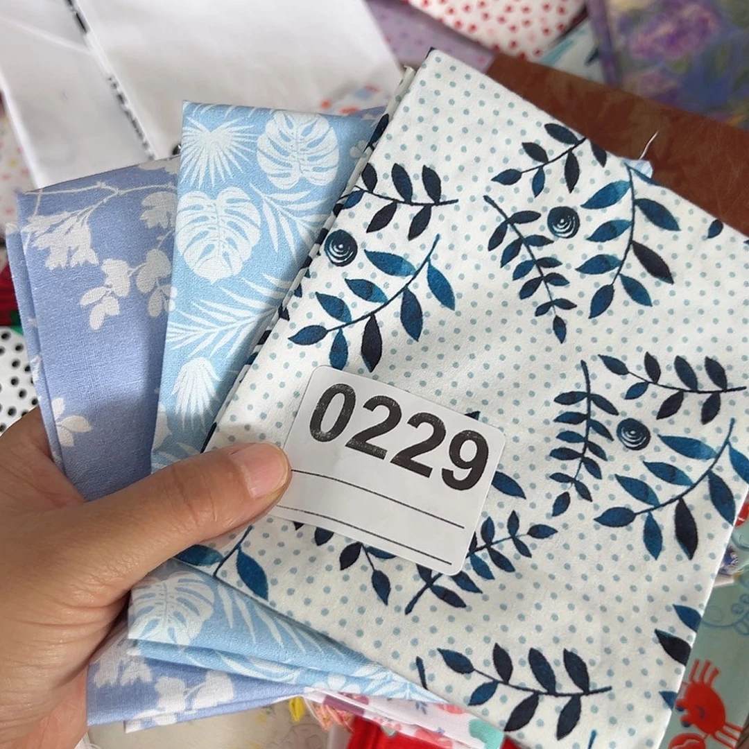 3片纯棉平布45.50厘米一片果子布艺