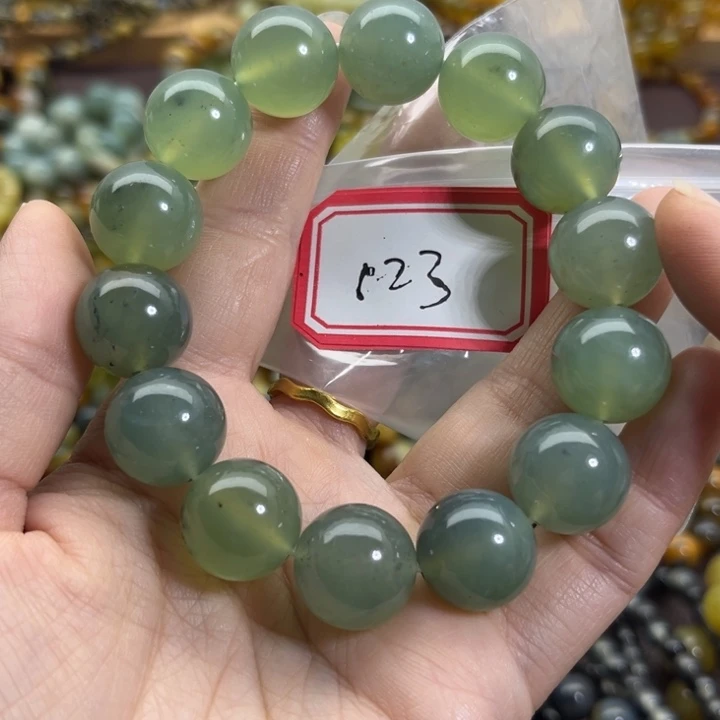 未镶嵌蛇纹石玉手链