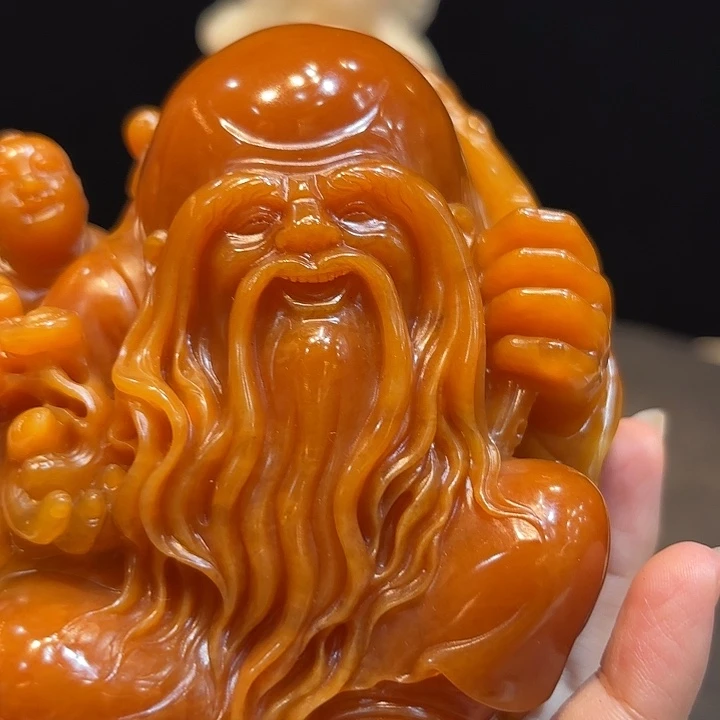 寿山石火*寿山石摆件