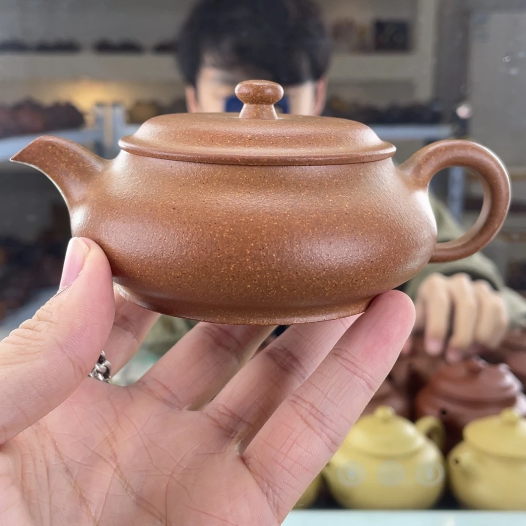 茶壶紫砂150cc黄降坡茶壶