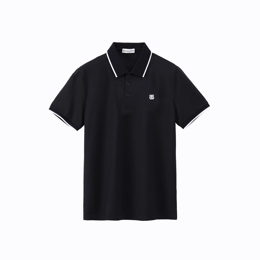 509925男款polo衫运动休闲夏季商务翻领时尚百搭简约经典上衣T恤