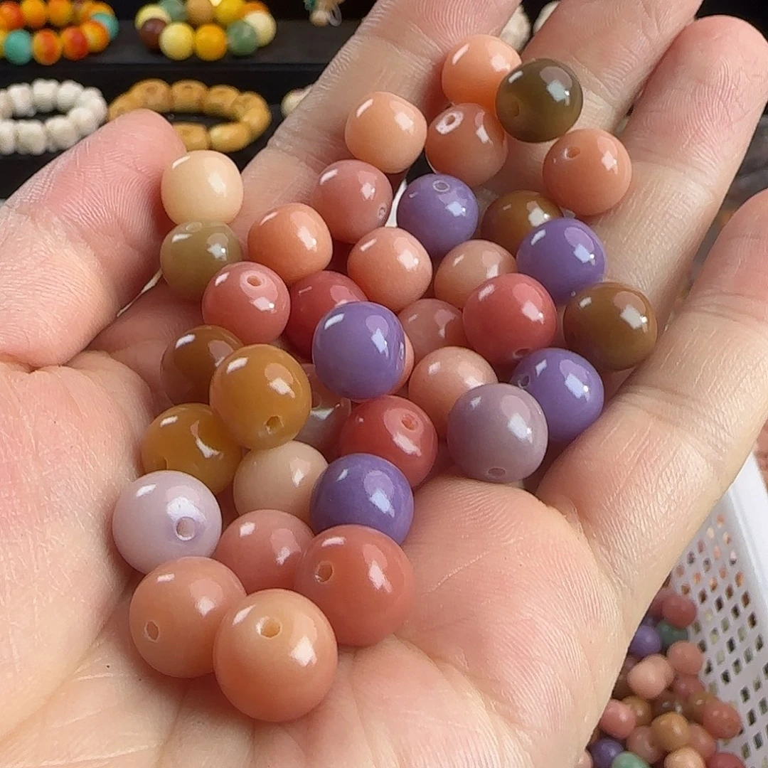 菩提根/象牙果手串卡11玛卡龙桶500颗批发