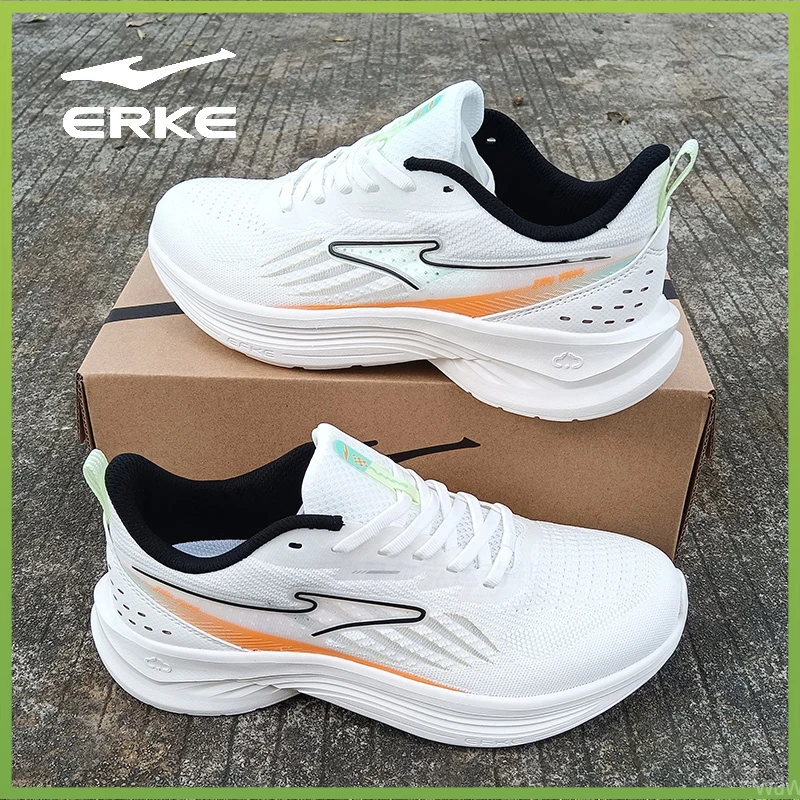 erke/鸿星尔克经典跑鞋男轻便透气网面鞋子运动休闲鞋男士跑步鞋