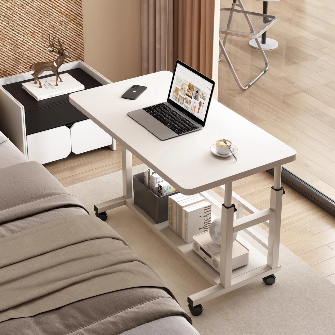 书桌小电脑桌台式家用升降桌小型升降可移动电脑桌办公桌学生家用