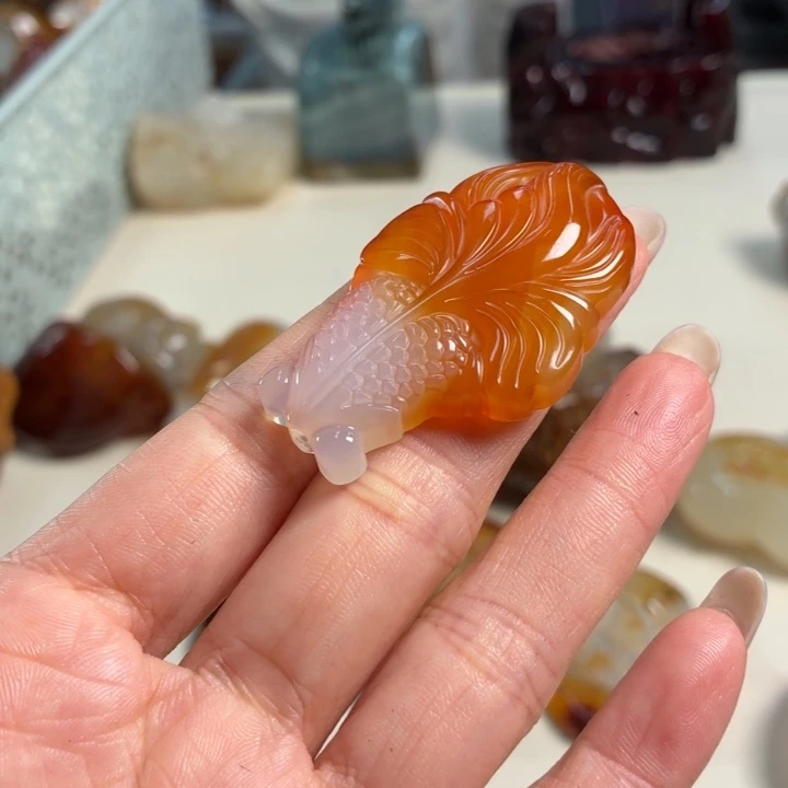 玛瑙/玉髓未镶嵌吊坠(不含链)