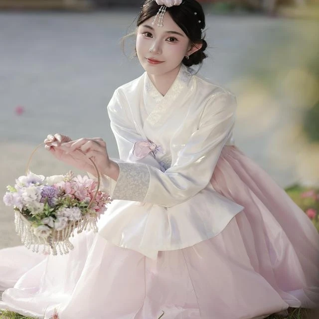 新款韩服女朝鲜少数民族传统高档礼服延吉延边旅拍舞台舞蹈演出服