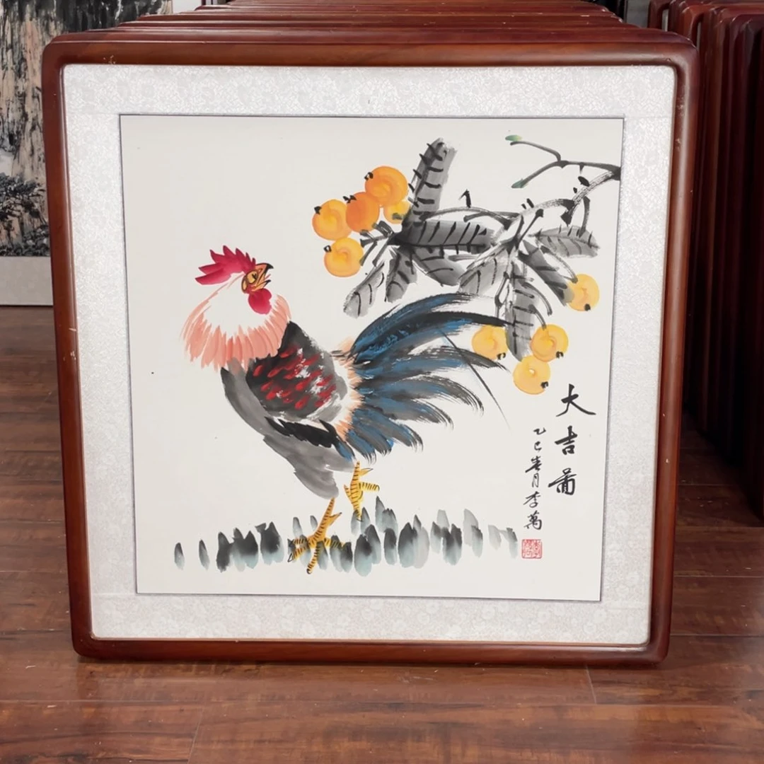 国画带框尺寸 63*63厘米