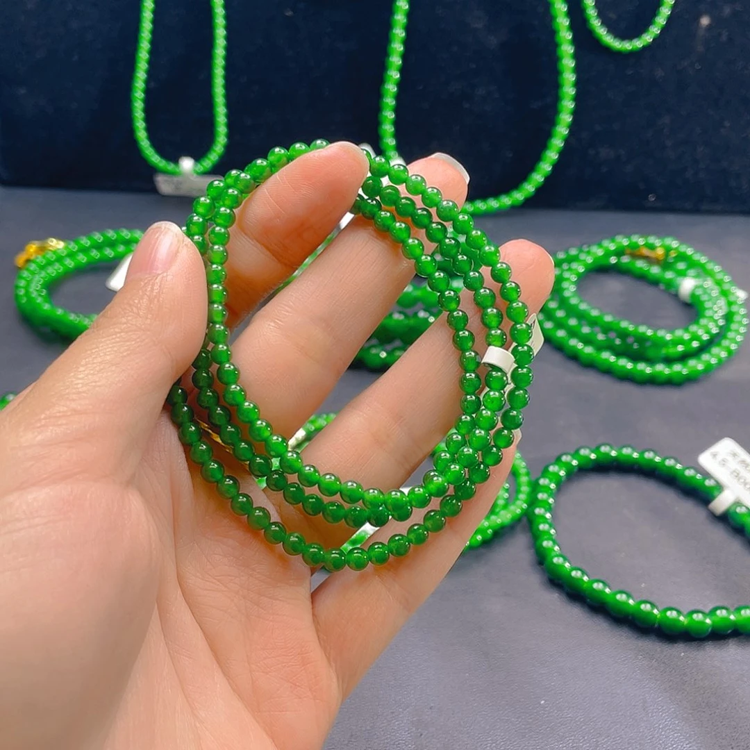 翡翠未镶嵌颈饰