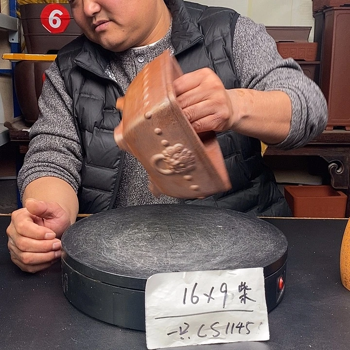 紫砂花盆货号一只CS1145