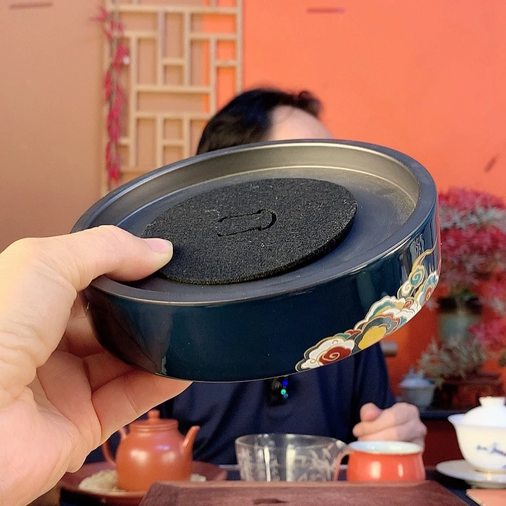 霁蓝干泡壶承8526885568555