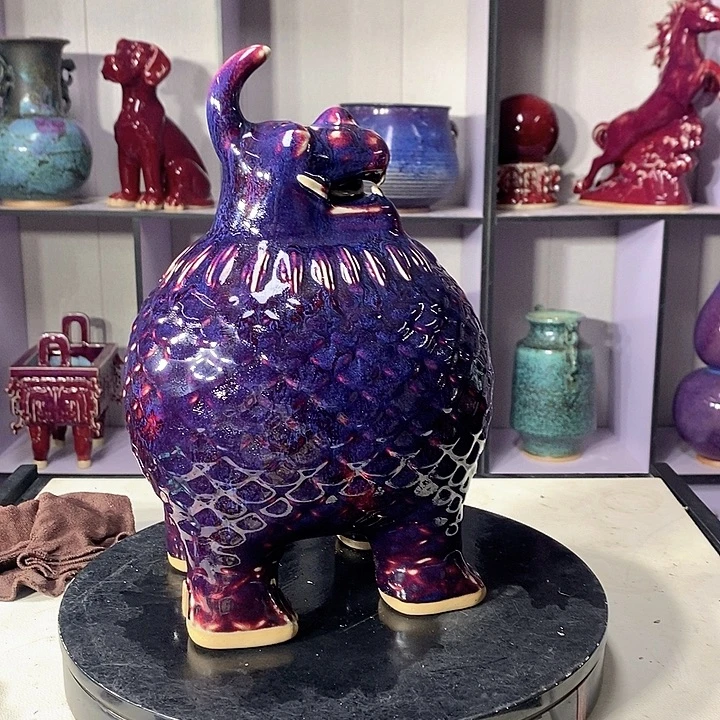 瓷片中国神垕精品钧瓷