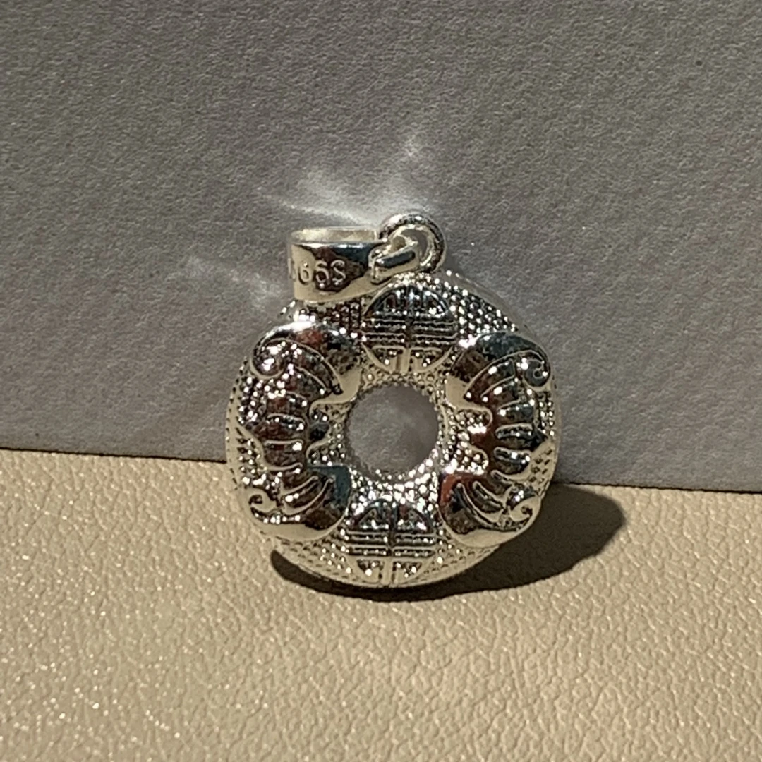 钨合金吊坠 2509【平安】平安扣项坠百搭