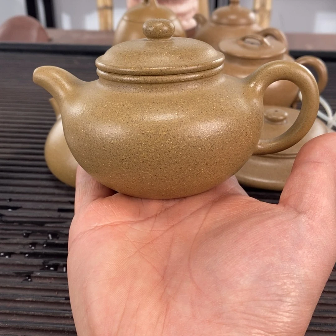 紫砂茶壶老青段仿古容量200毫升