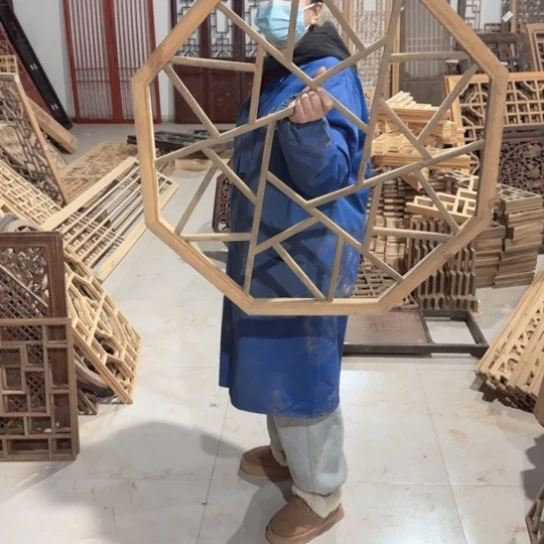 盛****香榧木八角特价包邮