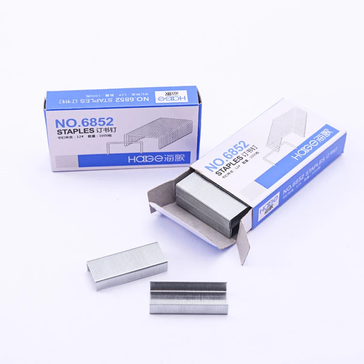 12号订书钉通用学生专用大号1000枚装办公学习必备用品学生文具