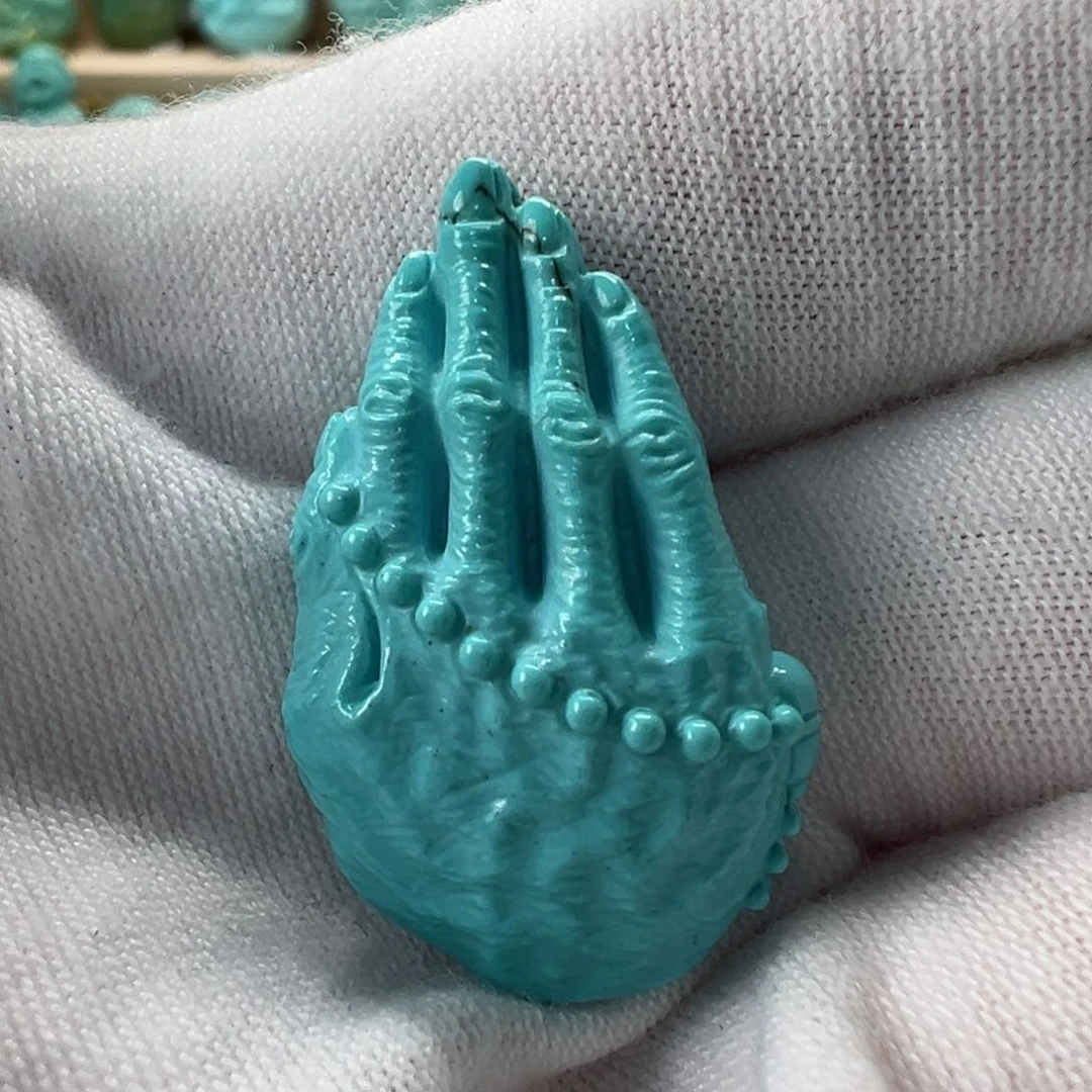 未镶嵌绿松石佛手 17.5mm