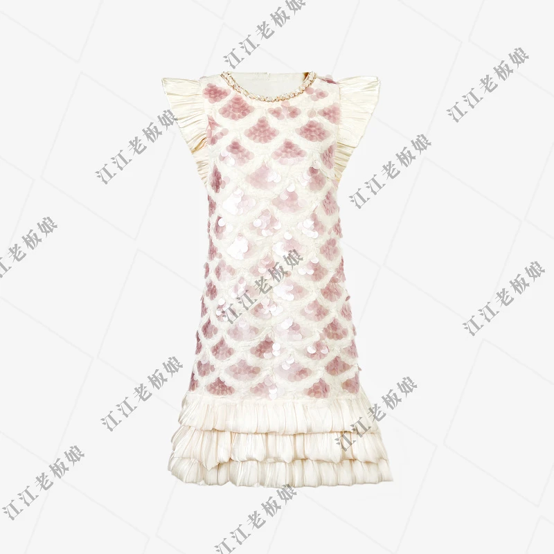 【夏夏专属】国风夏季新款无袖显瘦时尚连衣裙Q1394