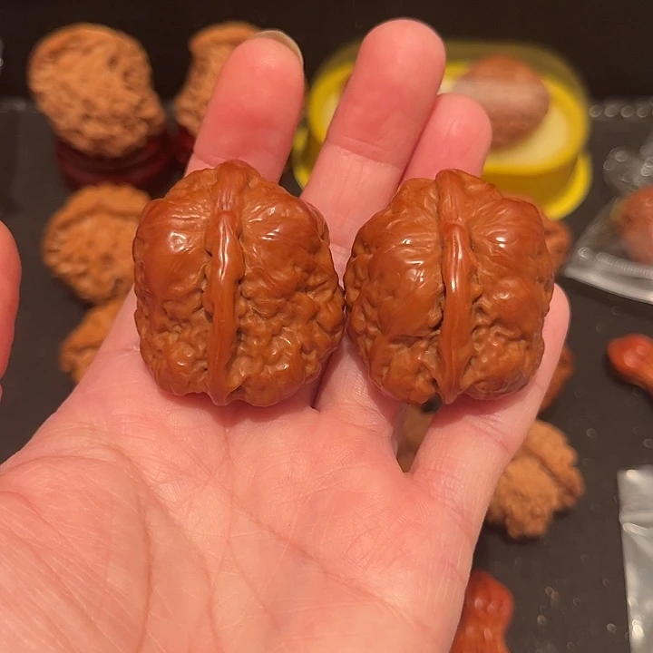 文玩核桃把件一帆风顺