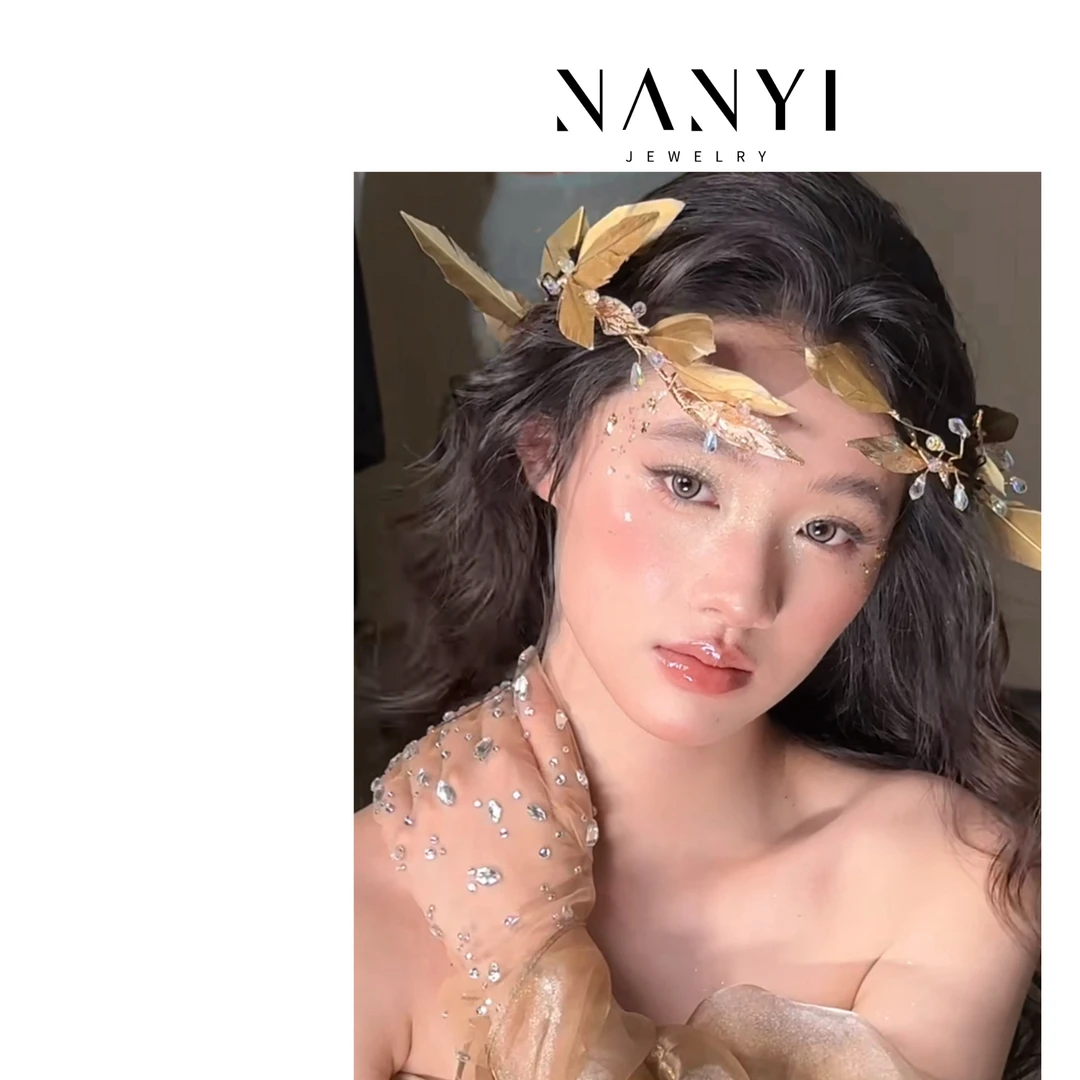 南一｜手作 刘超老师同款 暗黑精灵 羽毛皇冠