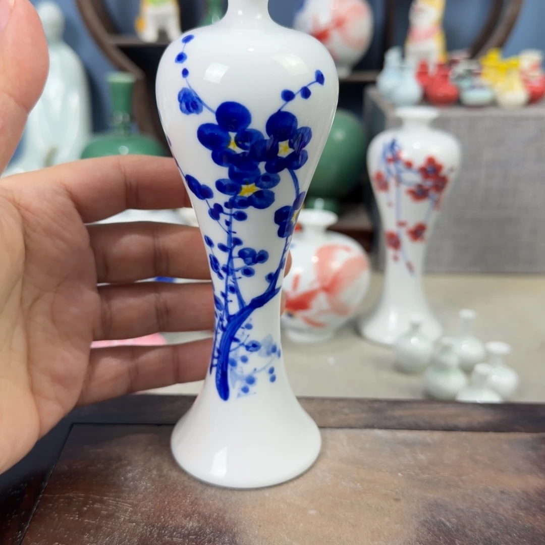 陶瓷手工小花器摆件