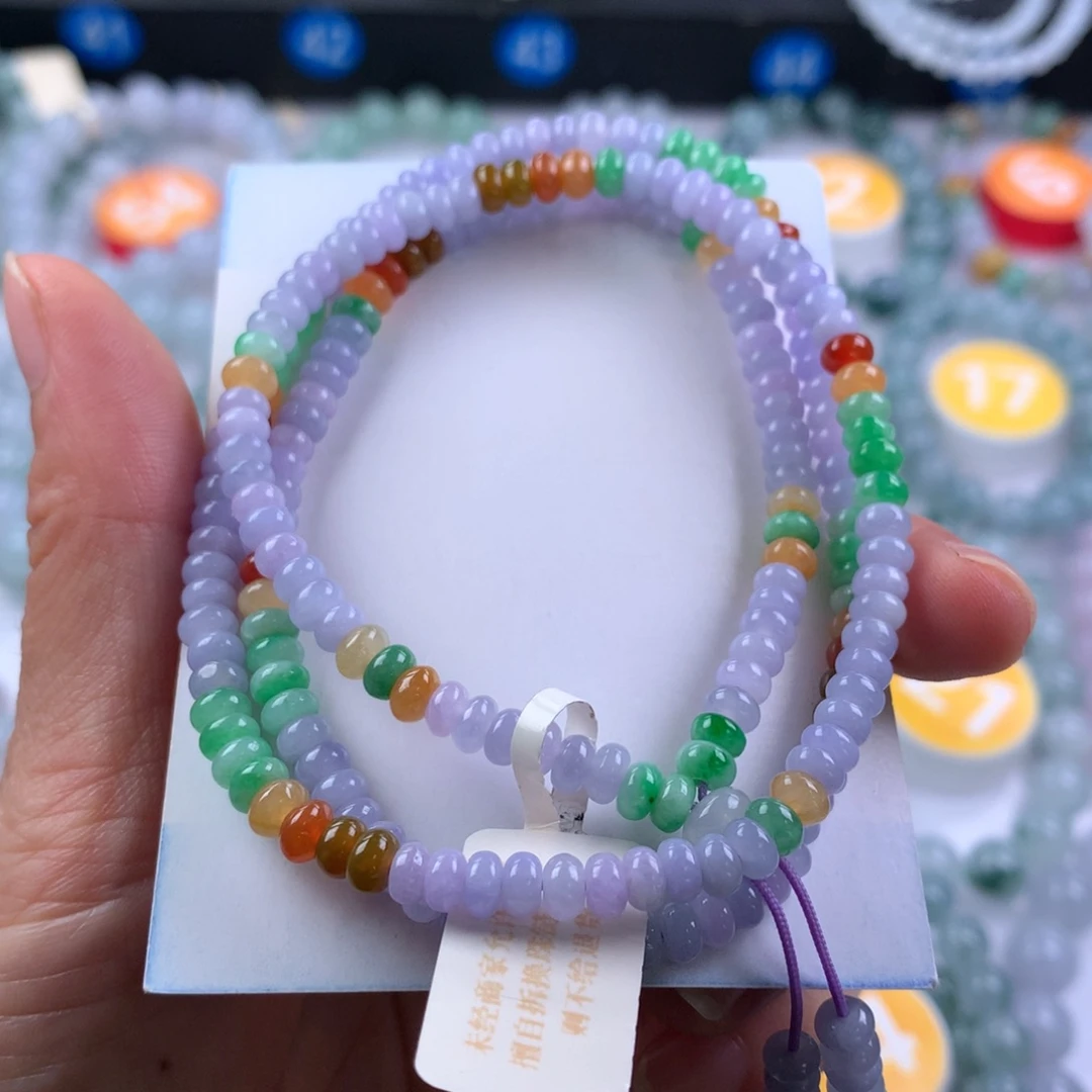 翡翠未镶嵌手链卡5