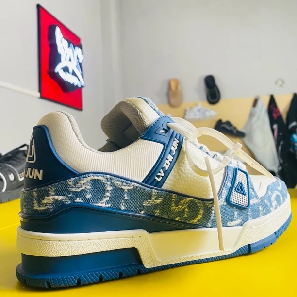 图案拼色国潮休闲板鞋夏季百搭胶粘厚底鞋子潮流痞帅潮男鞋子