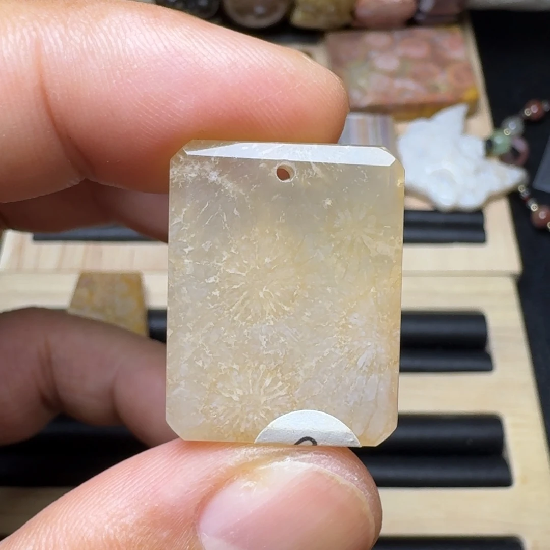未镶嵌纯天然色有机玉石保真色硅化玉