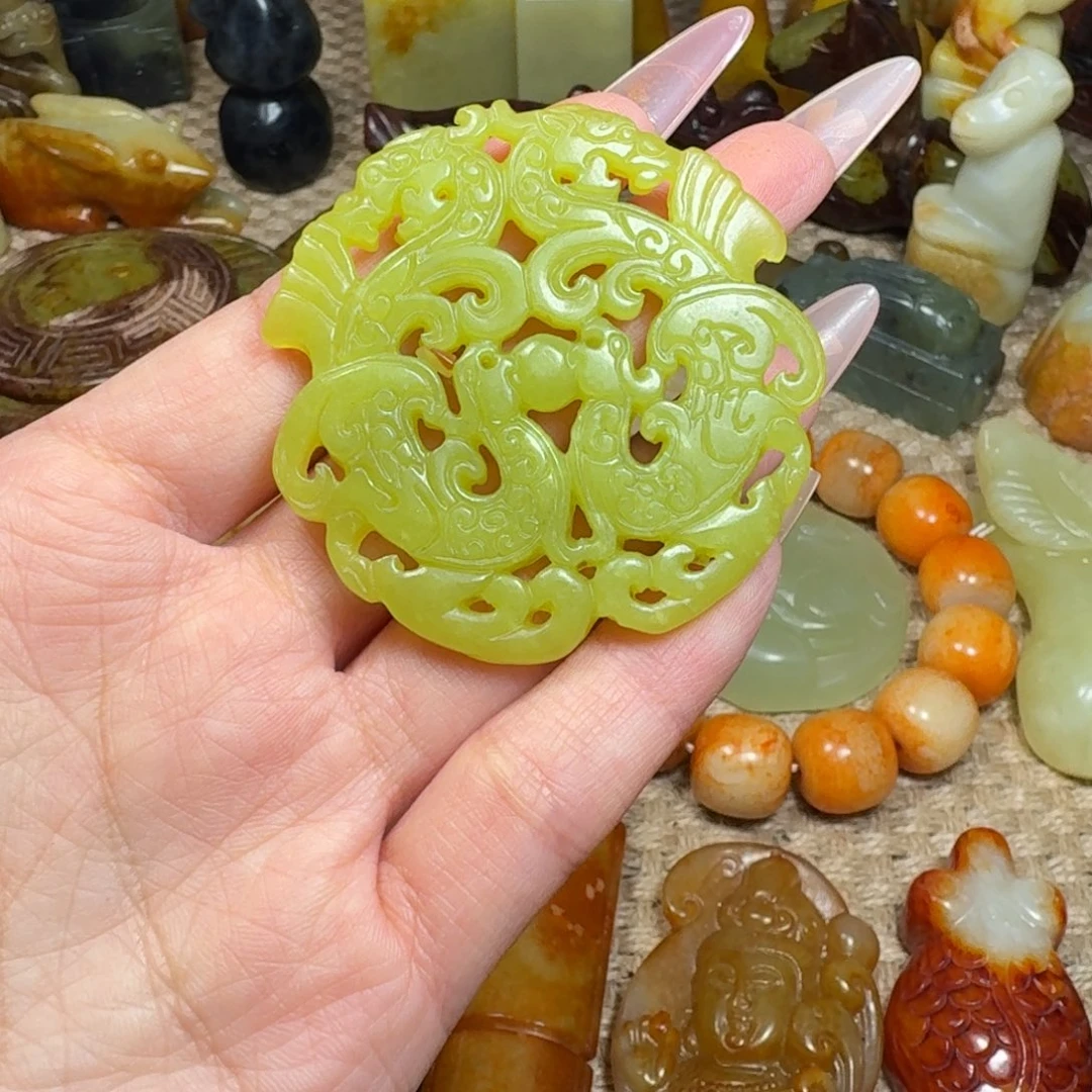 吊坠白玉菩提挂件