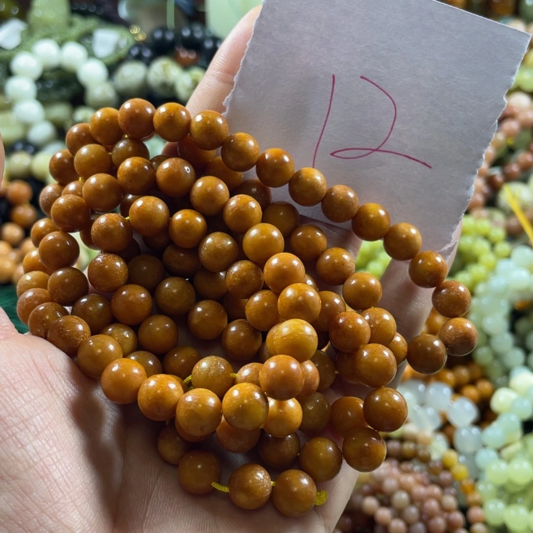 未镶嵌蛇纹石玉手链