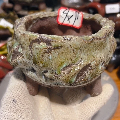 粗陶花盆手工花盆制作就这样