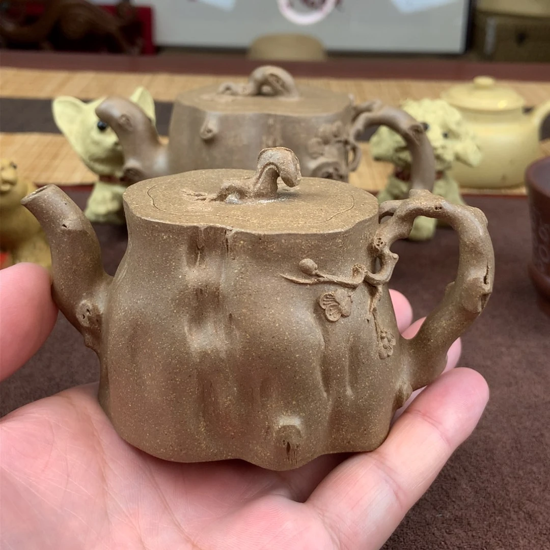 茶壶紫砂全手工梅桩